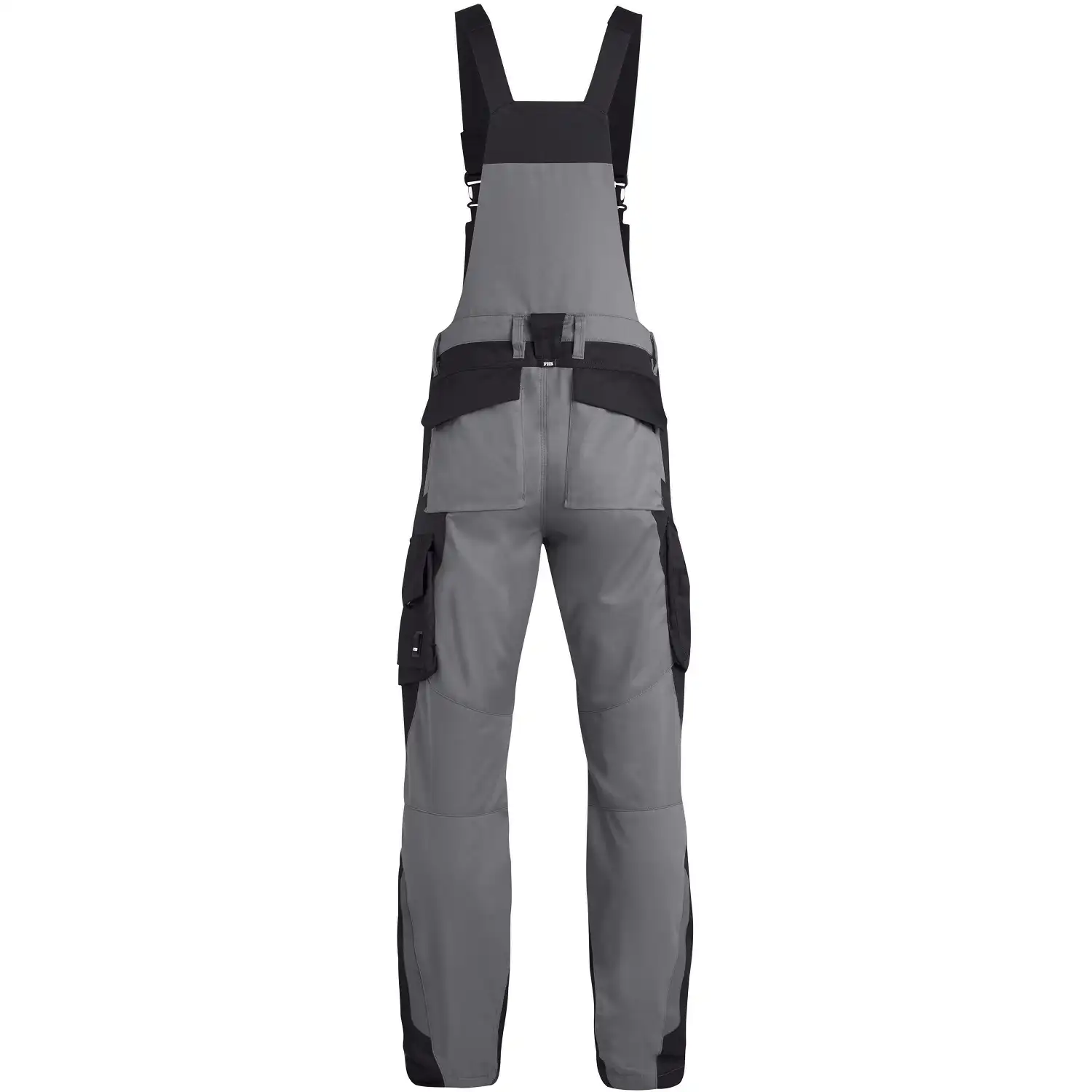 Latzhose "PASCAL" in grau/schwarz, 23 - Thumbnail 2