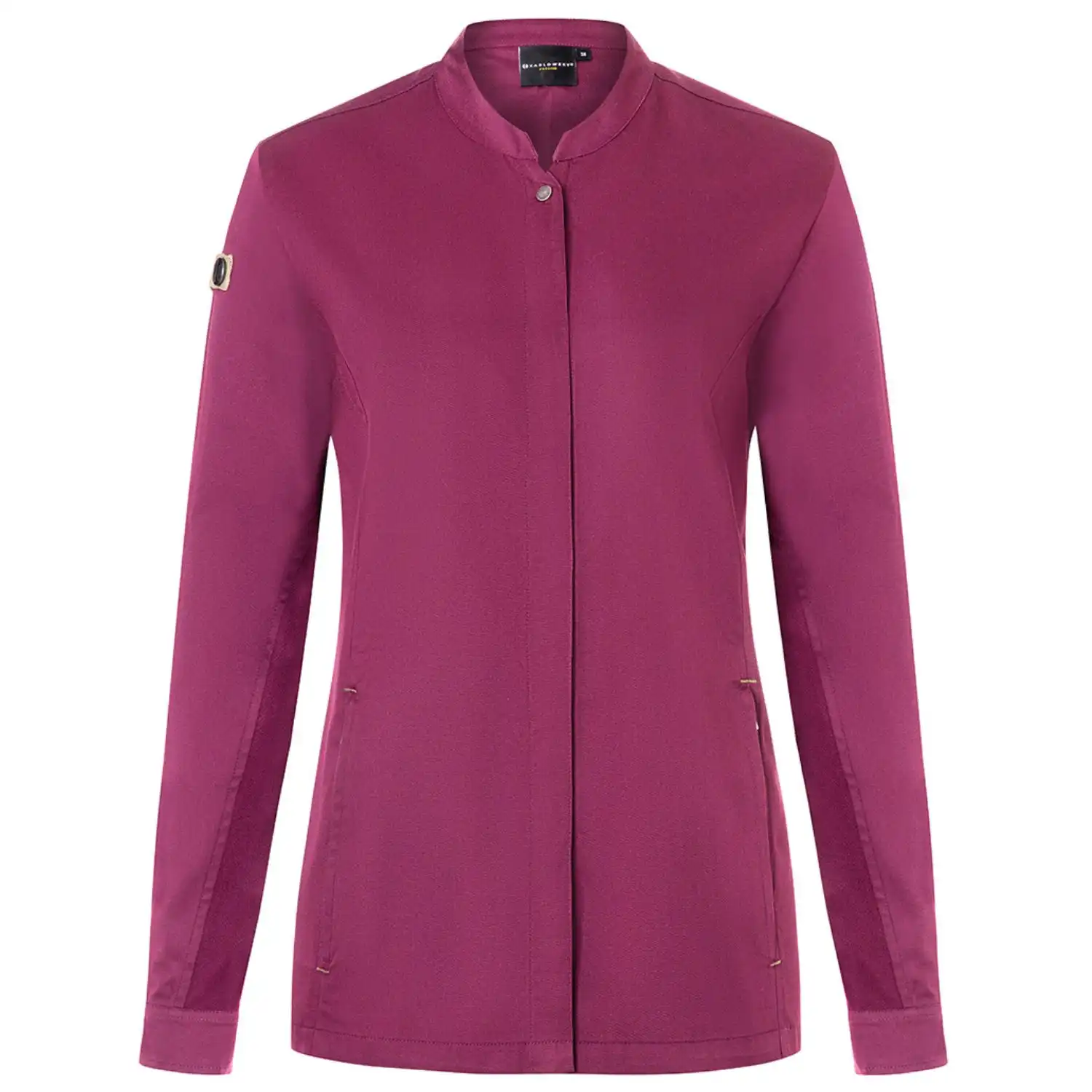 Damen Kochjacke "JF 26" in fuchsia, 40 - Thumbnail 1