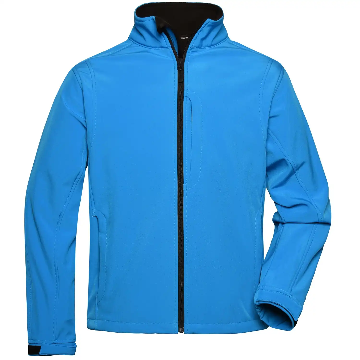 Softshelljacke "JN135" in aqua, 3XL - Bild 1