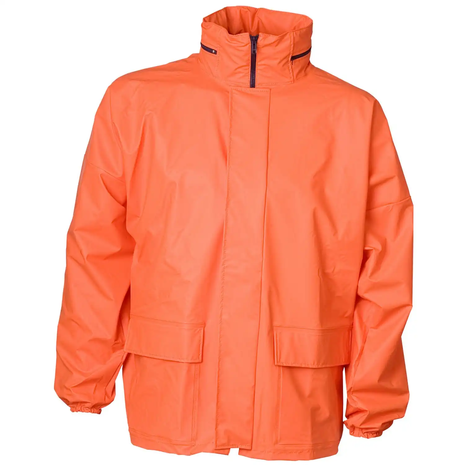 PU Regenjacke "076300" Pro in Orange, L - Bild 1