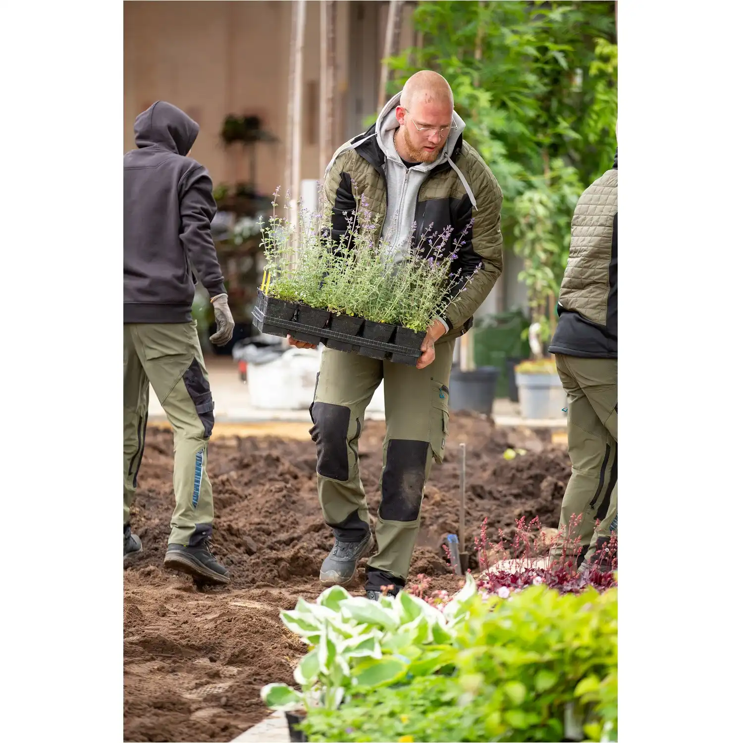 Stretch Bundhose "17179-311" Advanced in hellkhaki, 76C46 (EU 23) - Thumbnail 5