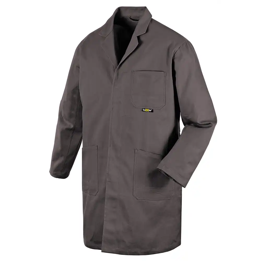 Arbeitskittel "BASIC" Baumwolle 290g/m² in grau, XXL - Bild 1