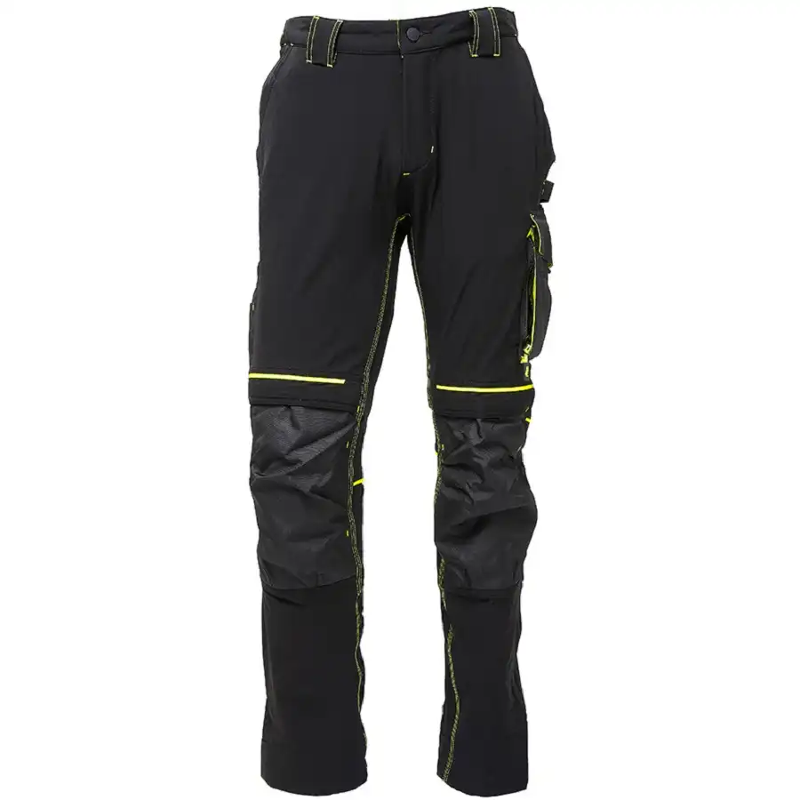 Stretch-Bundhose "ATOM" Performance in black carbon, XS - Thumbnail 1