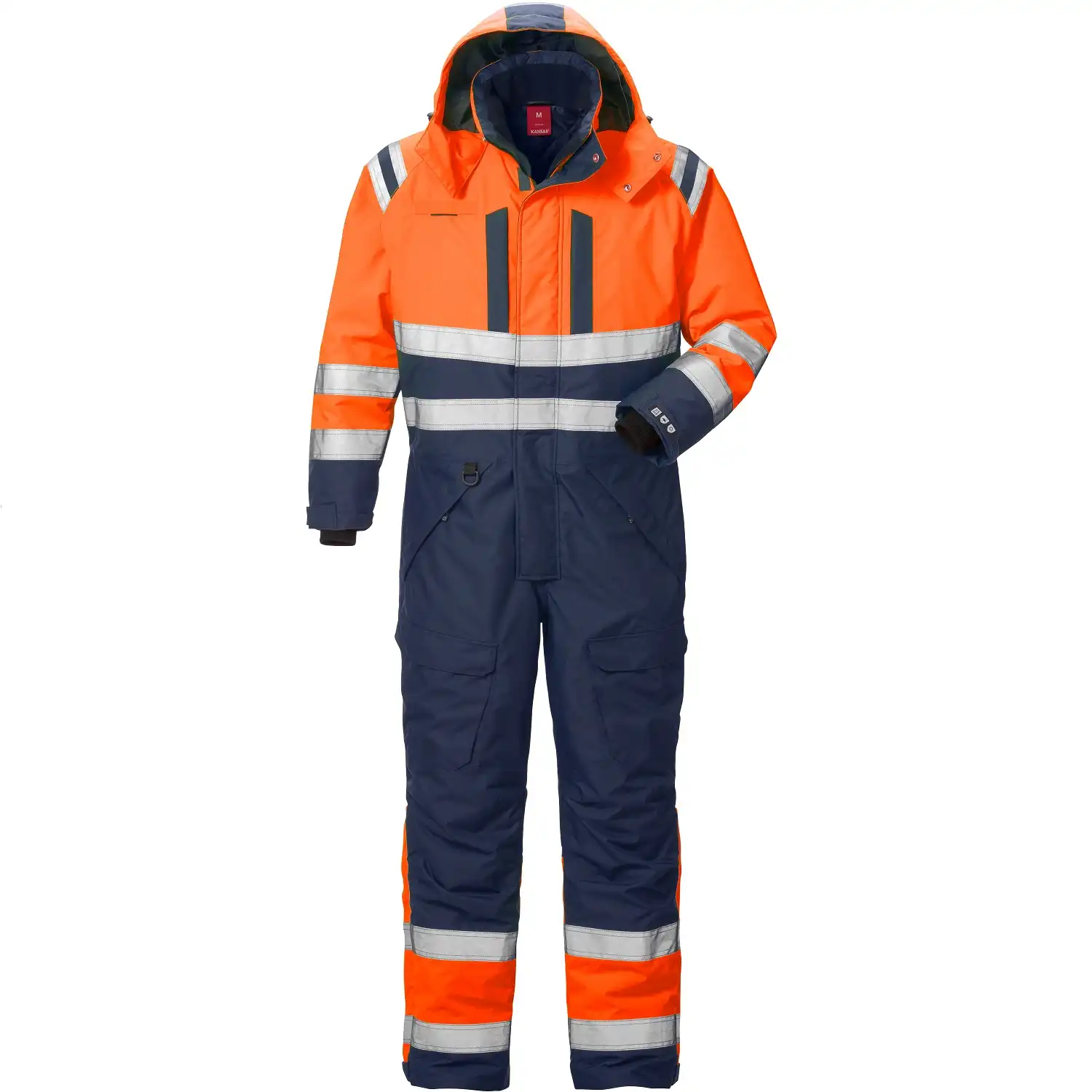 Multinorm Winter-Overall "8015 GTT" in orange/marine, S - Thumbnail 1