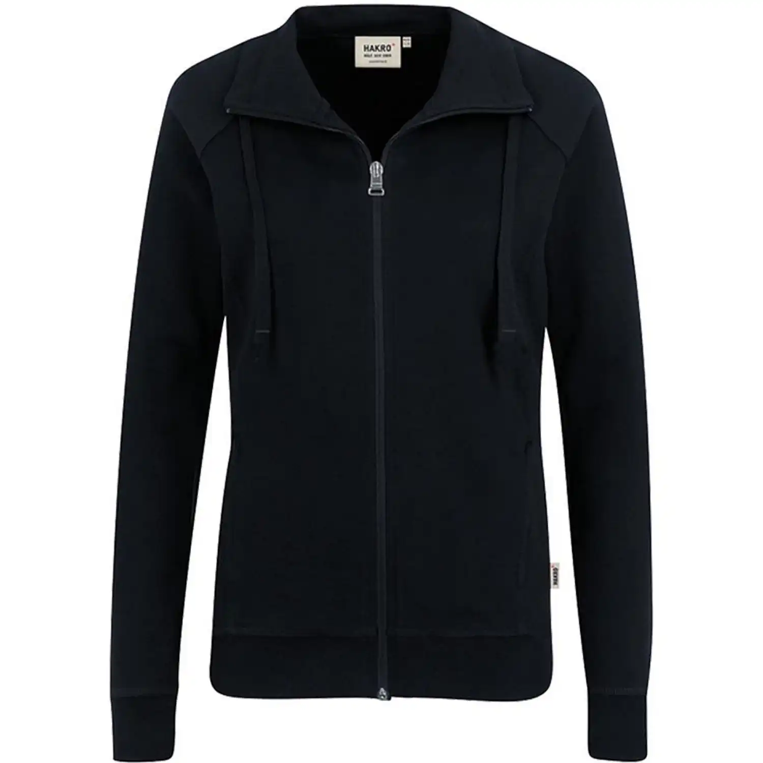 Damen-Sweatjacke College 406 in schwarz, L - Thumbnail 1