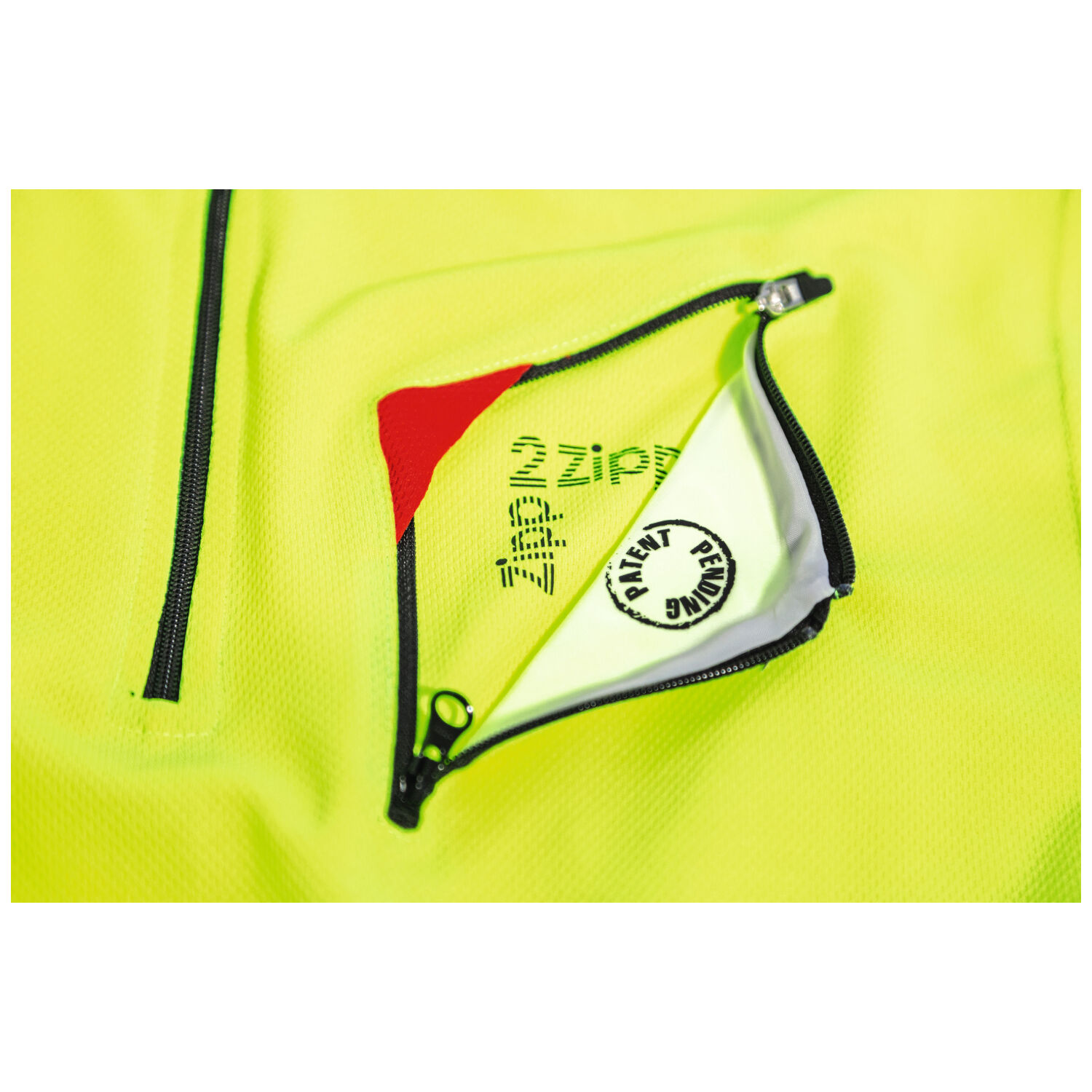Funktionsshirt "ZIPP-NECK" in leuchtorange, XS - Thumbnail 2
