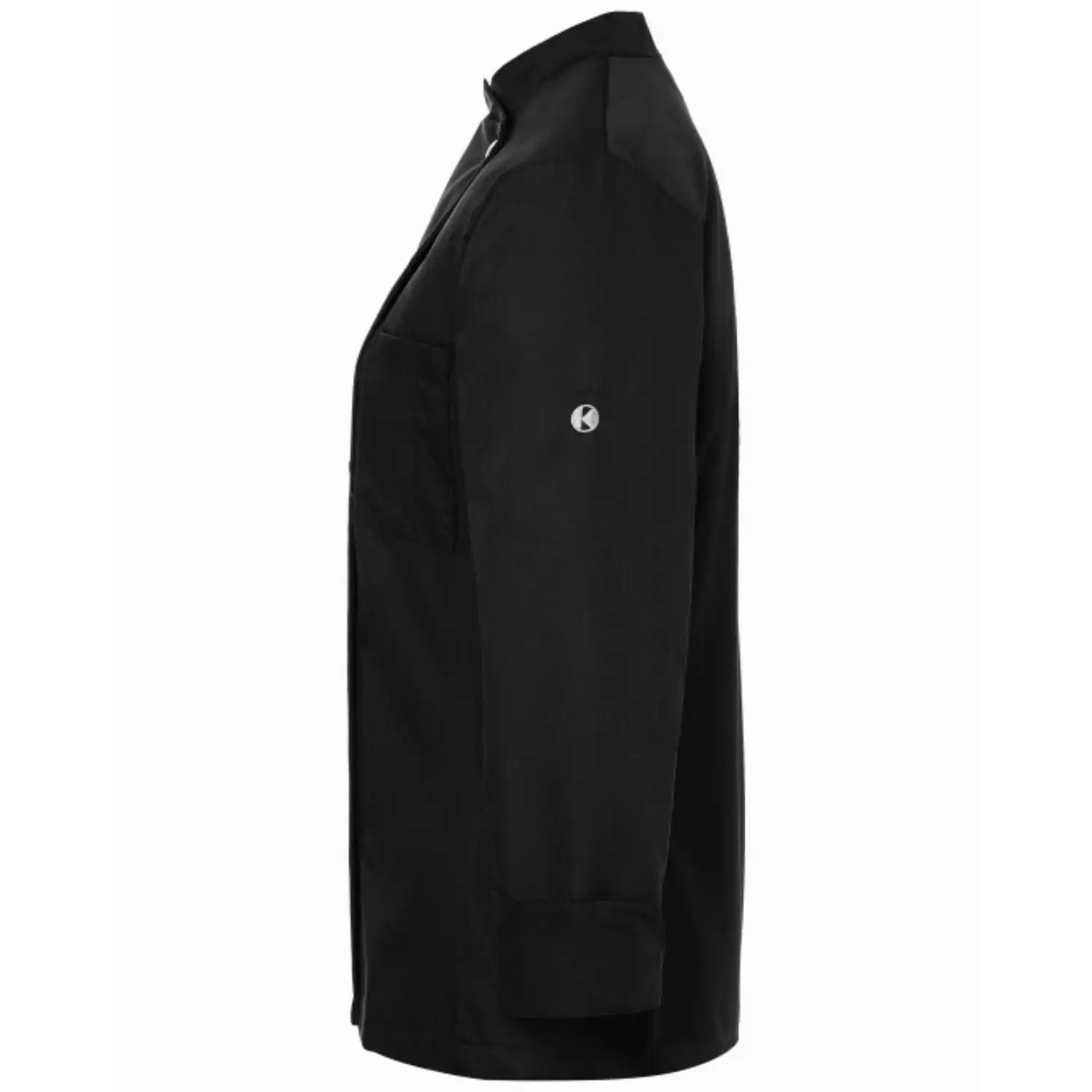 Damen Kochjacke Larissa "JF 3" in schwarz, 48 - Thumbnail 3