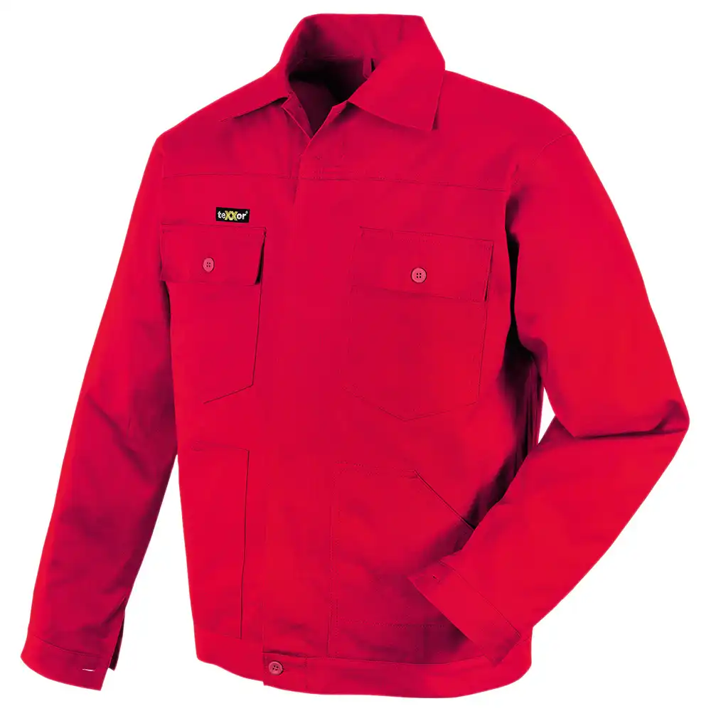Bundjacke "BASIC" Baumwolle 290g/m² in XXL, Rot - Bild 1