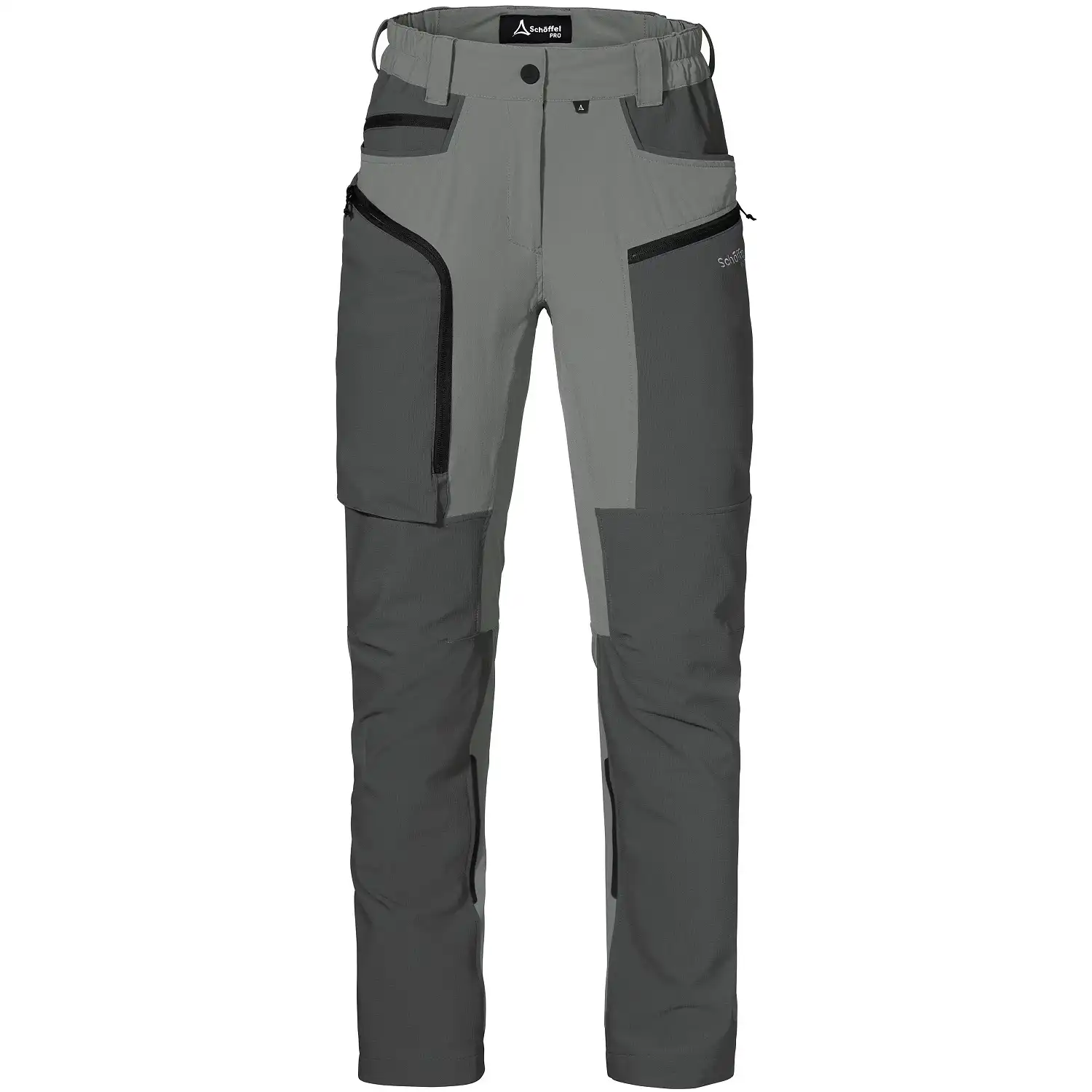 Damen Stretch-Bundhose "ARBEITSTIER" in grau, 48 - Bild 1