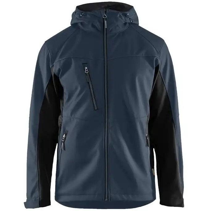 Softshelljacke "4753" in Dunkelmarine/Schwarz, M - Thumbnail 1