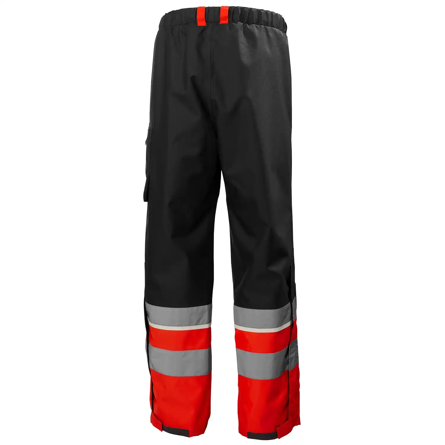 Warnschutz Regenhose Kl. 1 "UC-ME" Nachtleuchtend in rot/schwarz, XS - Thumbnail 2