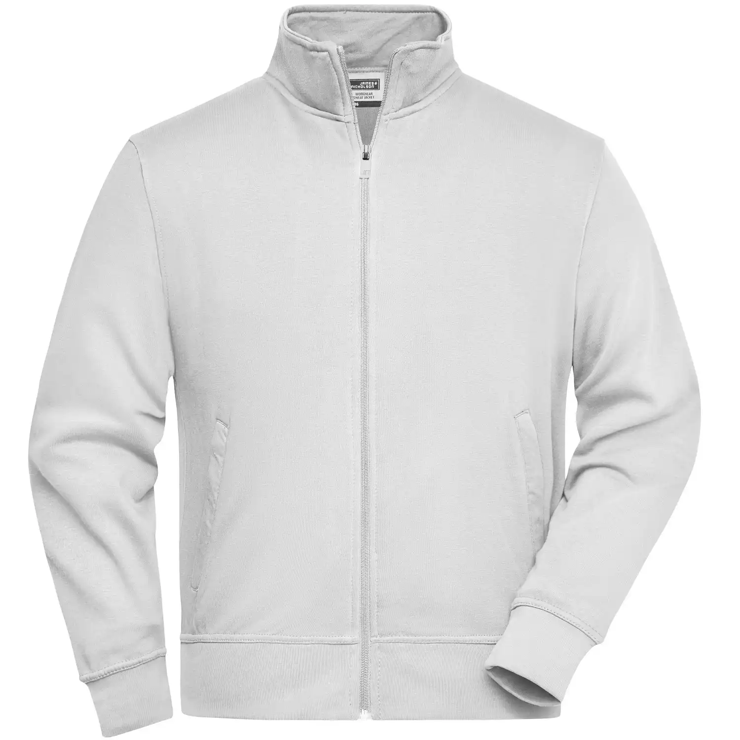 Sweatjacke "JN836" in white, M - Thumbnail 1