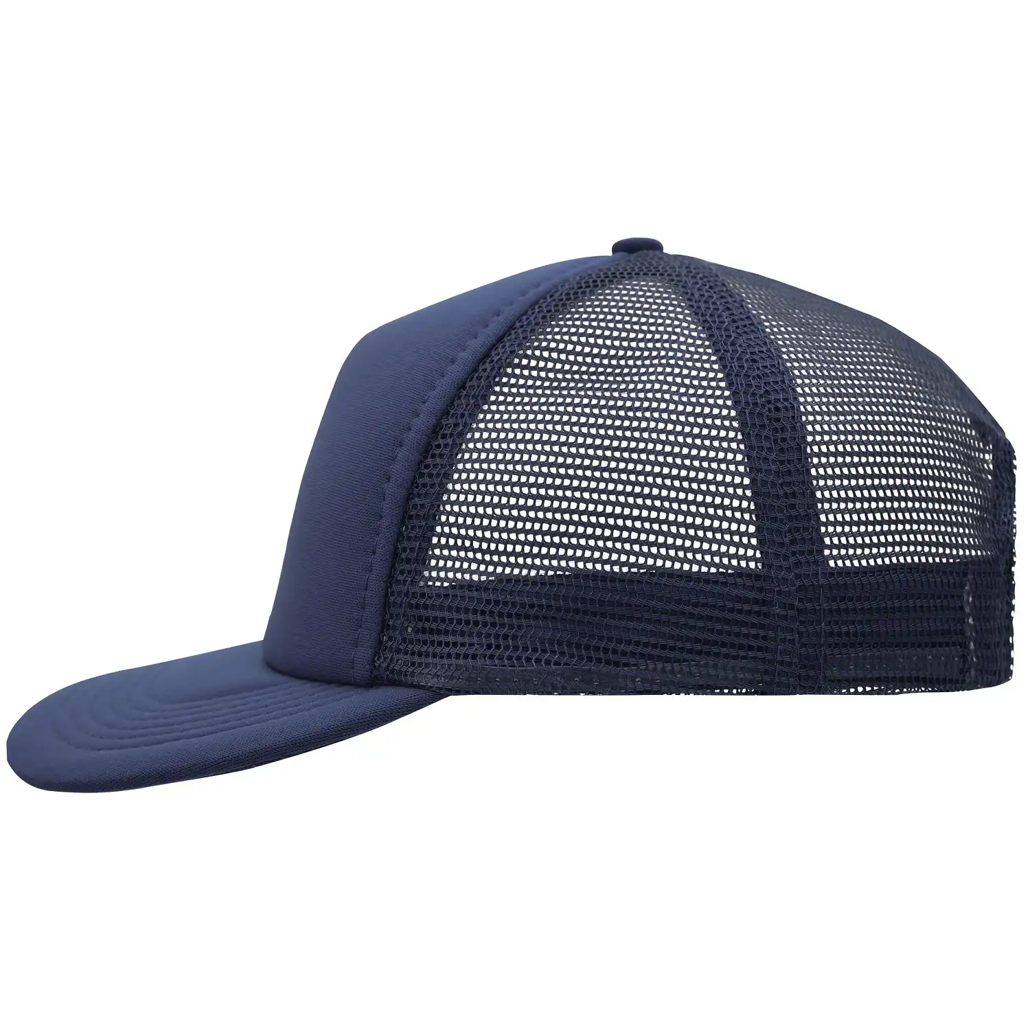 Basecap "MB6508" 5-Panel-Flat-Peak in navy - Bild 1