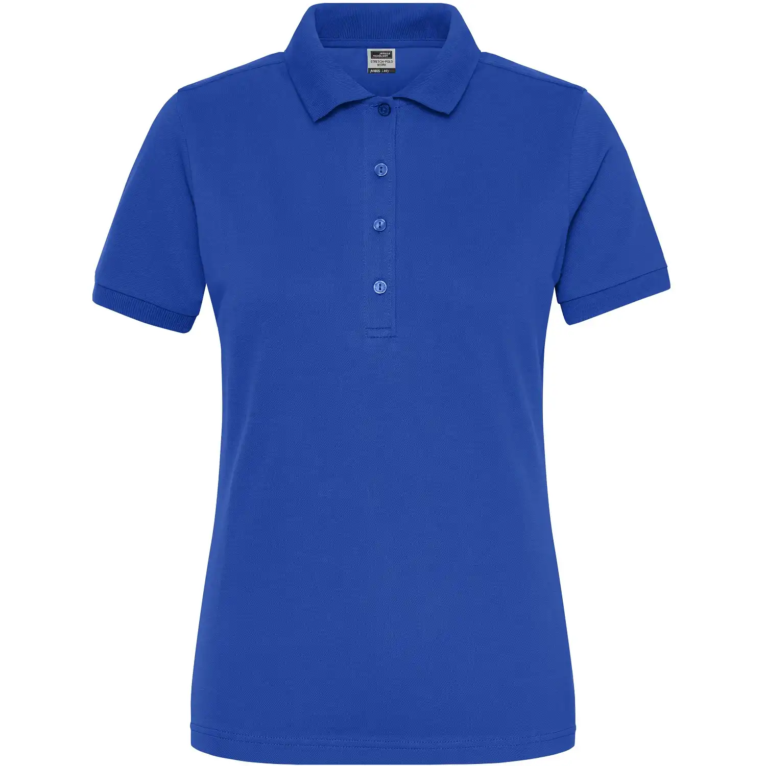 Damen Bio Stretch Polo-Shirt "JN1805" UV-Schutz in royal, 4XL - Bild 1