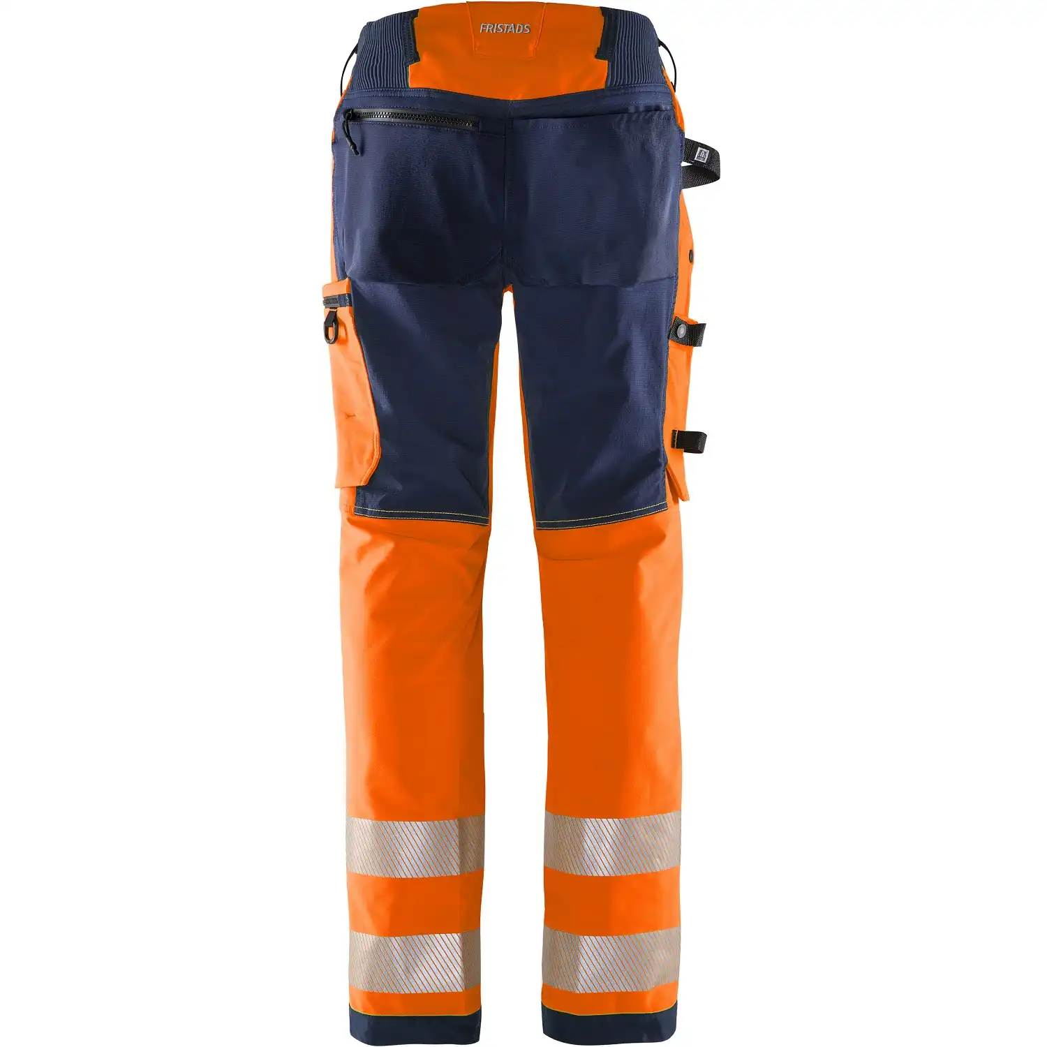 Damen Warnschutz Stretch Bundhose "2665 GSTP" Green Stiby in orange/marine, R34 - Thumbnail 2