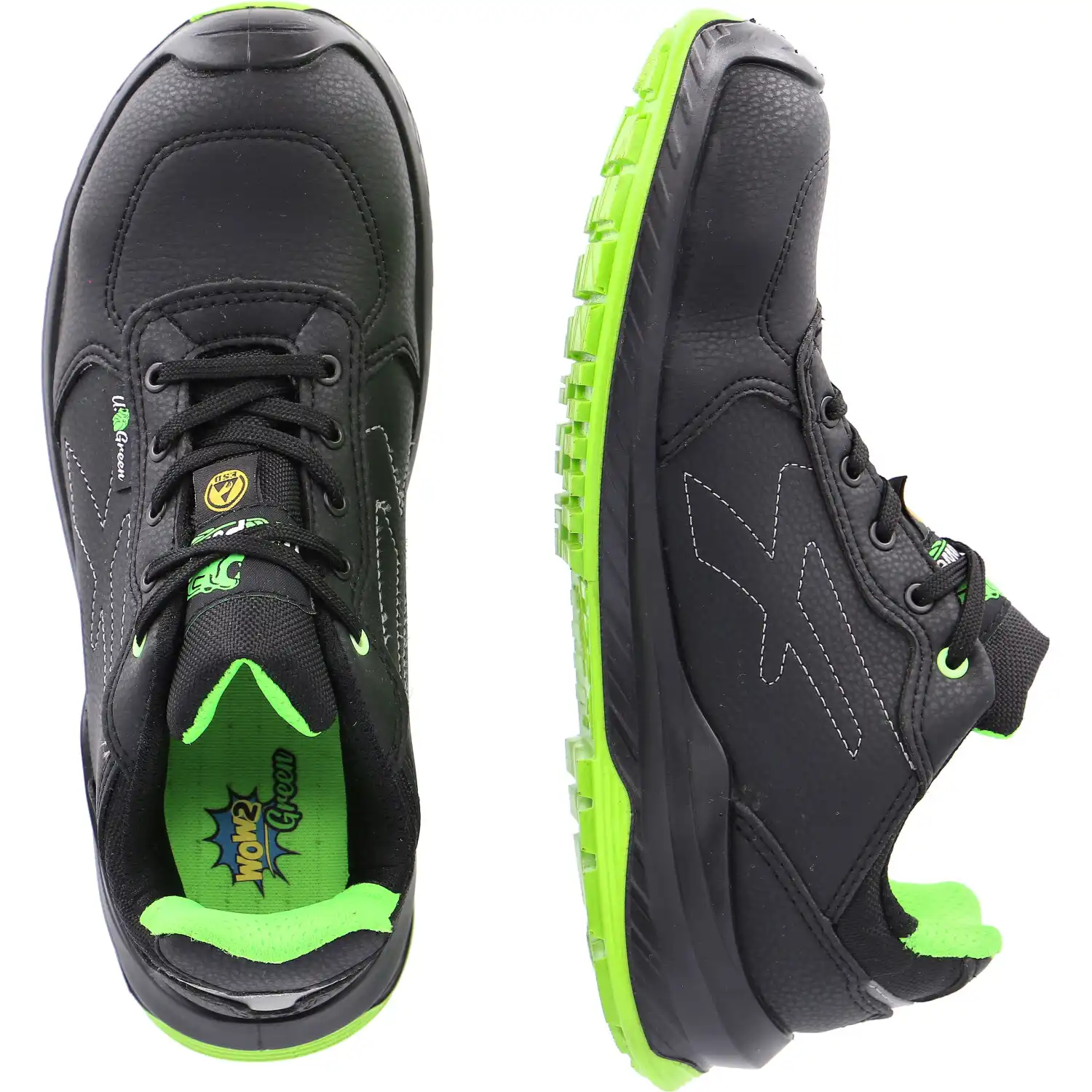 Sicherheitshalbschuhe S3 "NATURAL" Red Industry Green in 38 - Thumbnail 2