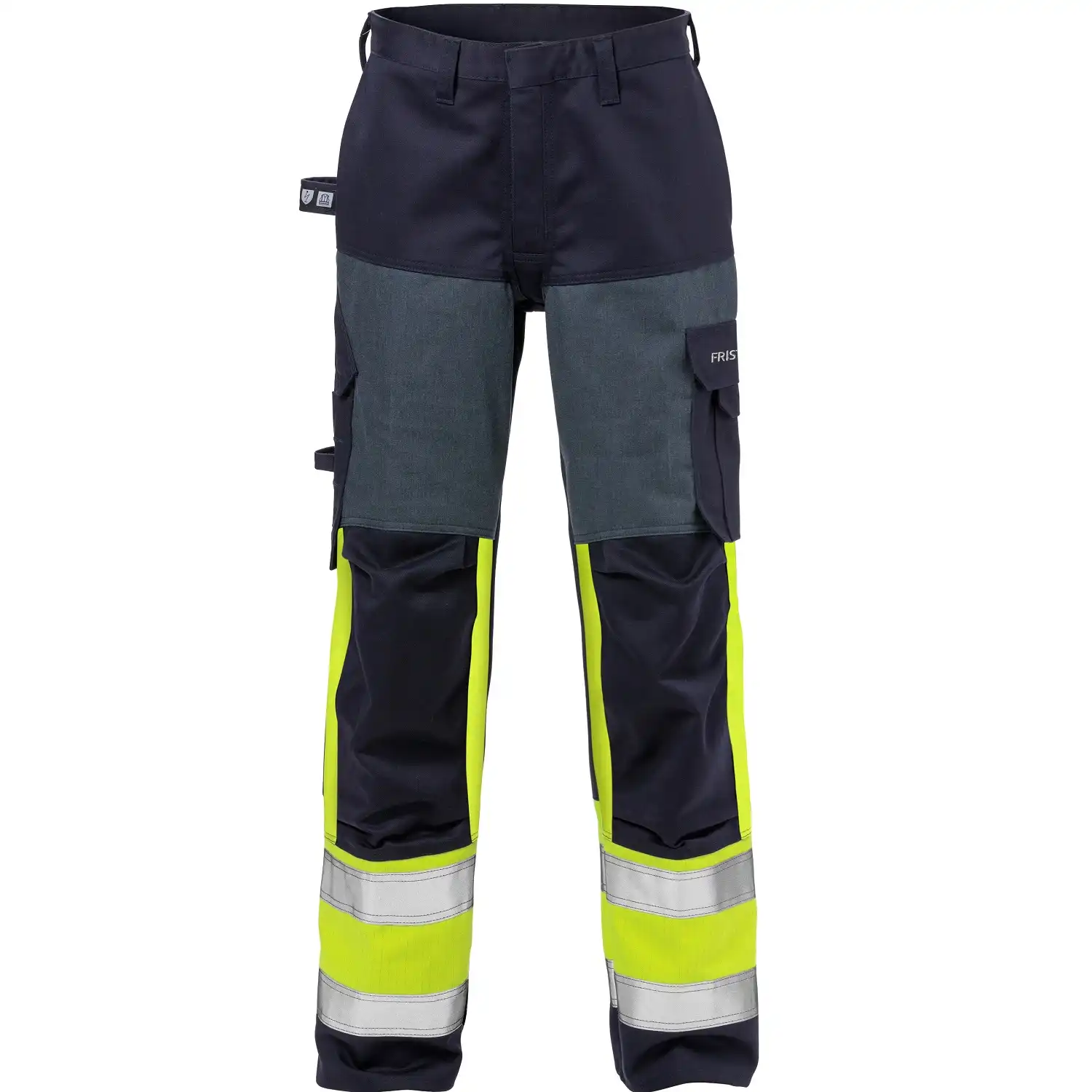 Multinorm Damen Bundhose "2591 FLAM" Flame marine/gelb in R40 - Thumbnail 1