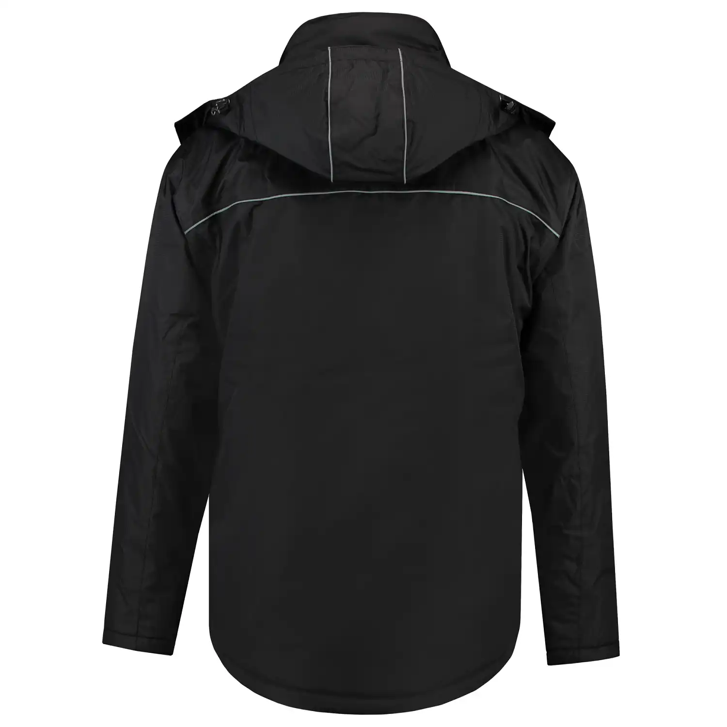 Regenparka Rewear "402702" Midi Workwear in black, L - Thumbnail 2