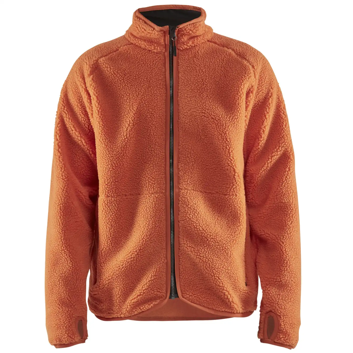 Faserpelzjacke "4729" in orange/marine, 3XL - Thumbnail 1
