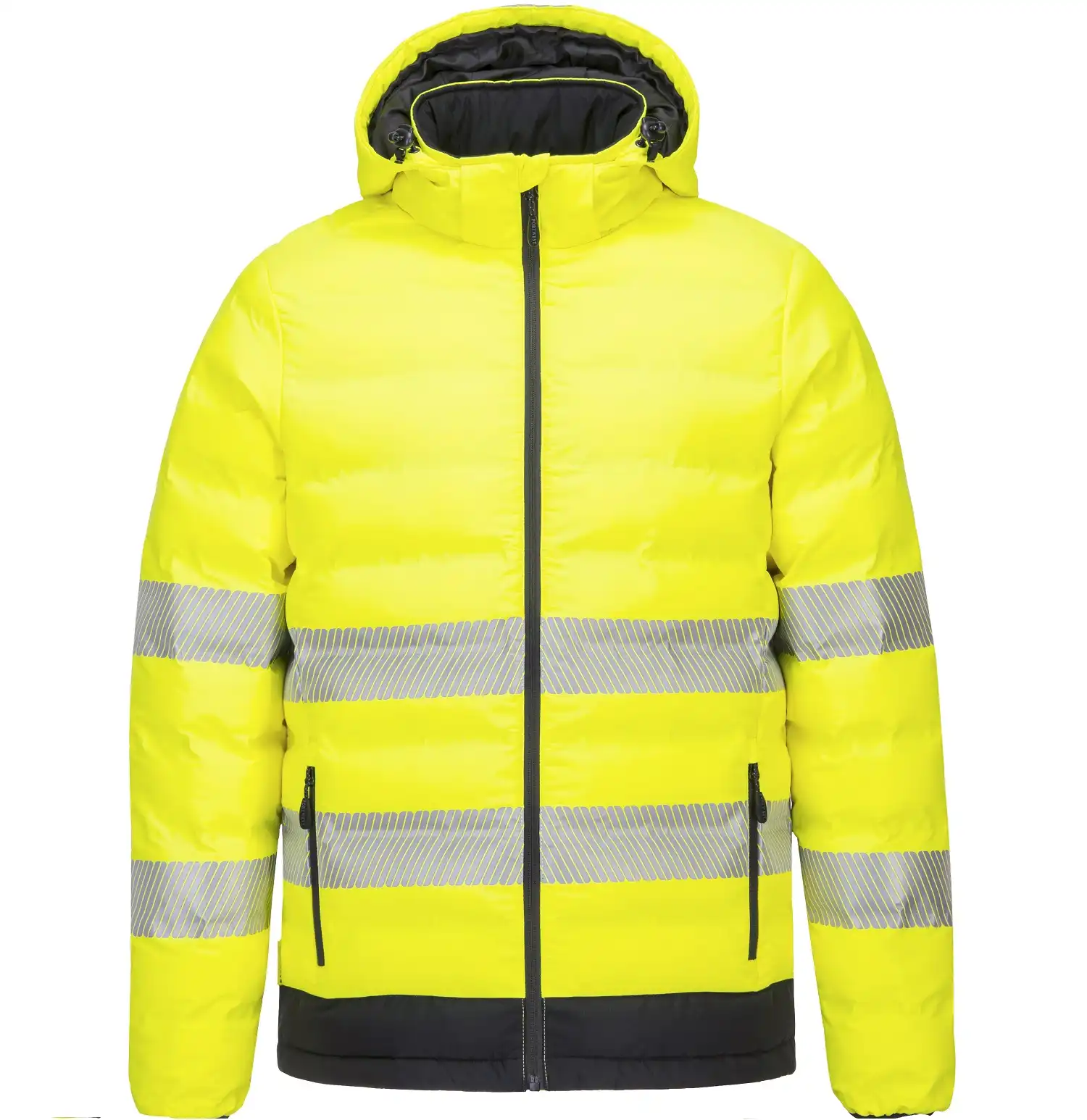 Bezheizbare Warnschutz Steppjacke S548 ge in 3XL - Thumbnail 1