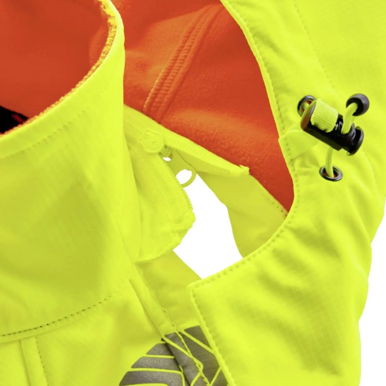 Warnschutz Softshelljacke "HOUSTON" in gelb/orange, XXL - Thumbnail 6
