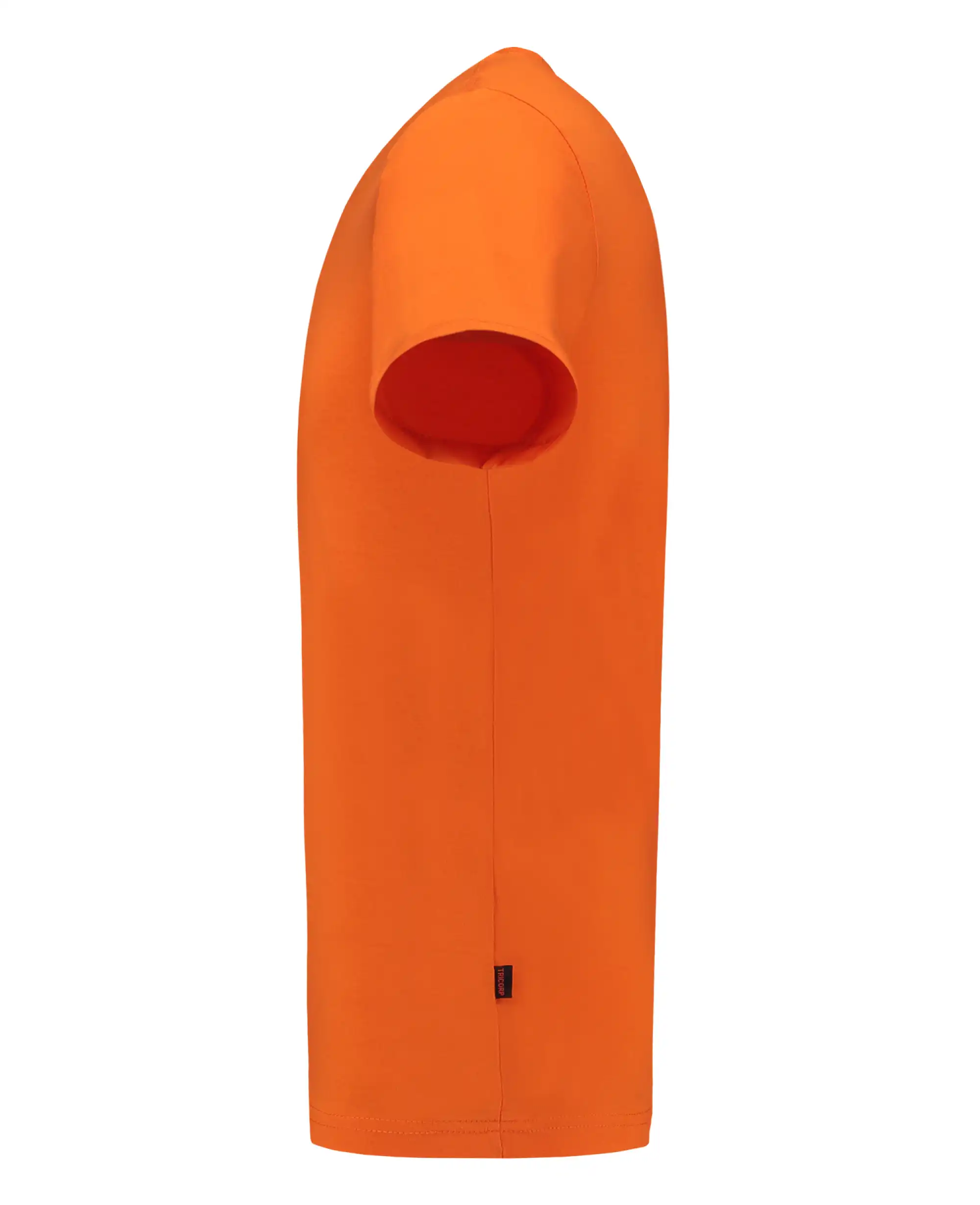 T-Shirt Fittet "101004" Casual in Orange, L - Thumbnail 3