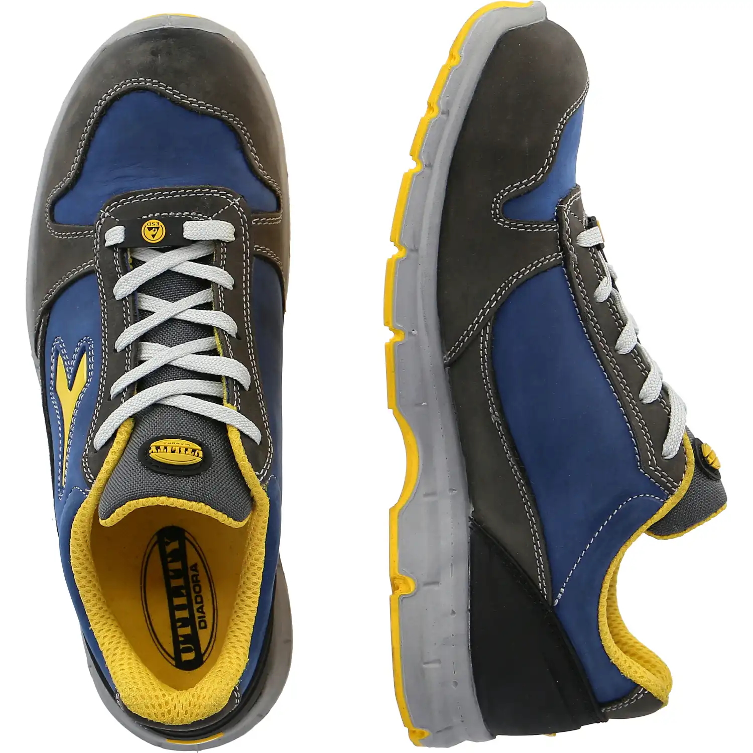 Sicherheitshalbschuhe S3 "RUN LOW" grau/blau in 44 - Thumbnail 2