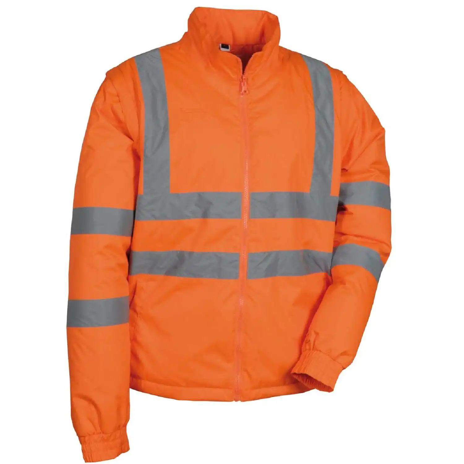 Warnschutz 3in1 Winterparka "TELSEN" in Orange, L - Thumbnail 2
