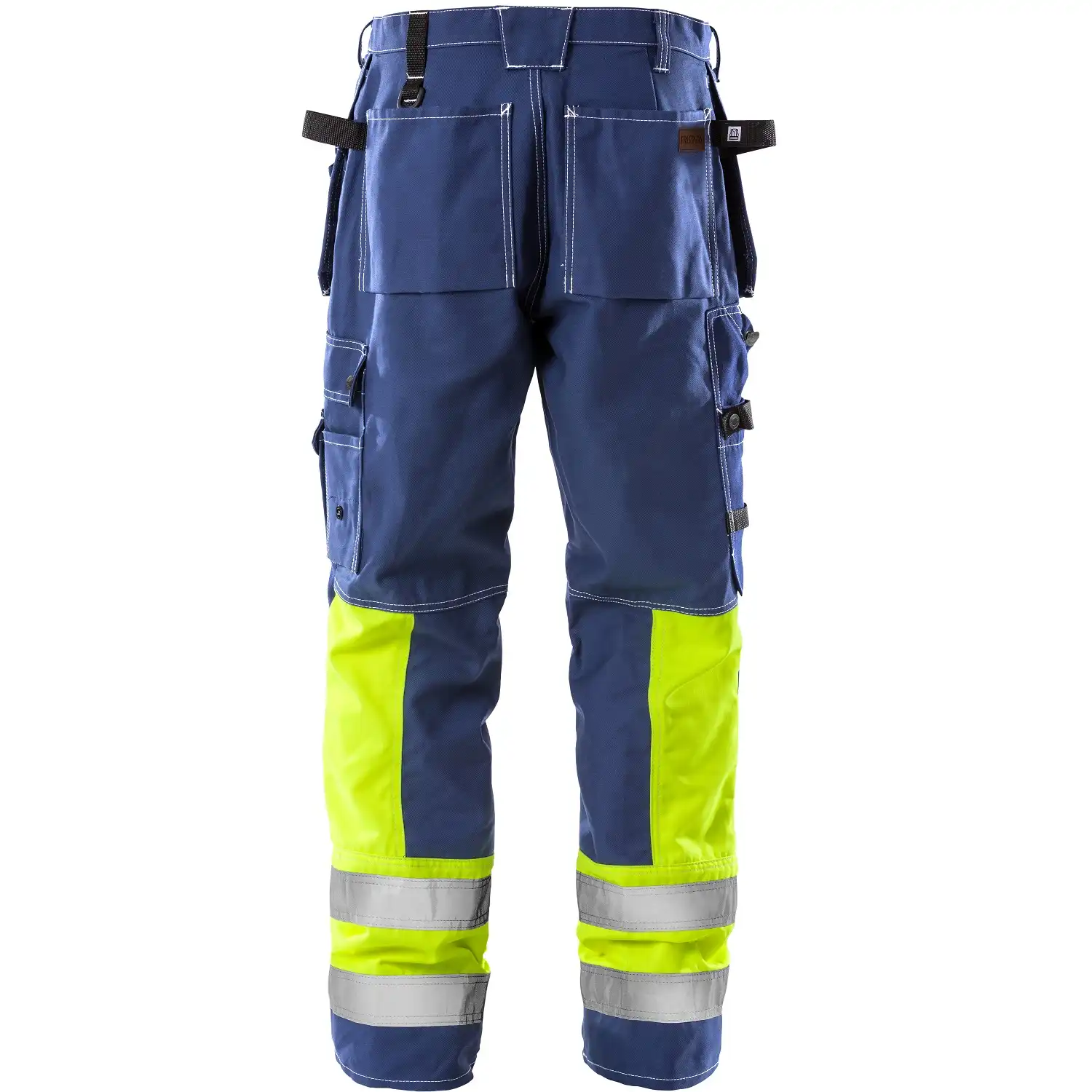 Warnschutz Handwerkerhose "247 FAS" Klassiker in blau/gelb, C52 - Thumbnail 2