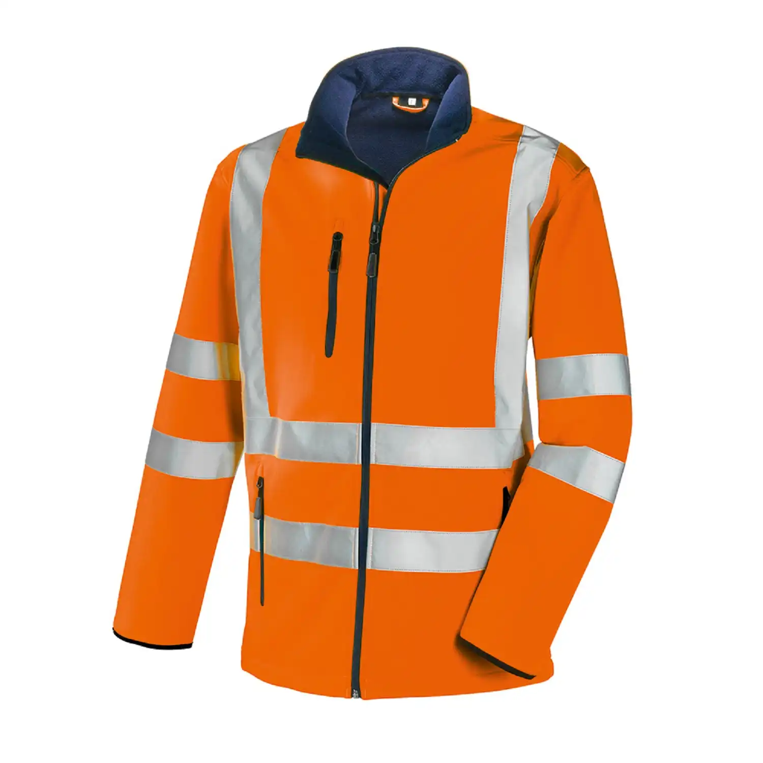 Warnschutz Softshelljacke "NIAGARA" orange in L - Bild 1