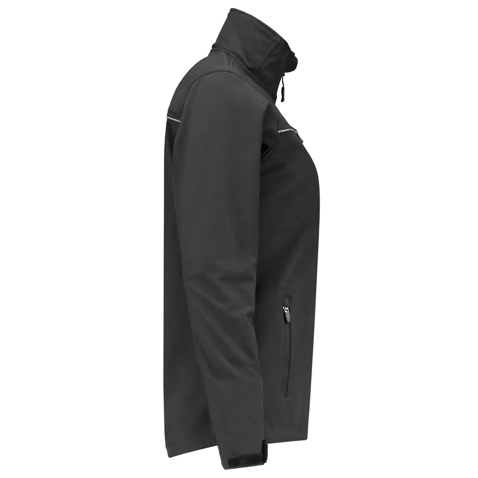 Damen Softshelljacke "402009" Exzellent in dark grey, L - Thumbnail 4