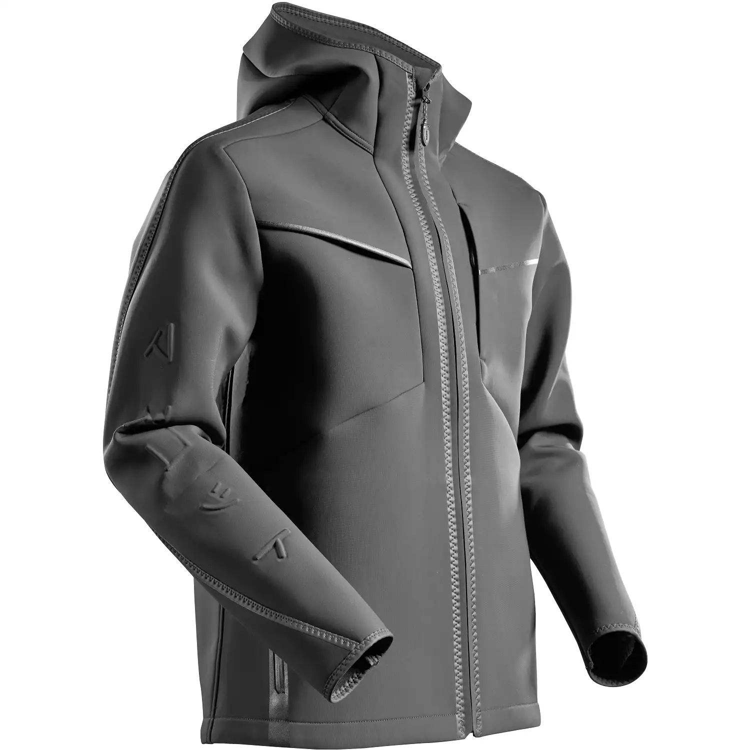 Softshelljacke "22086-662" Customized in anthrazit, XXL - Thumbnail 1
