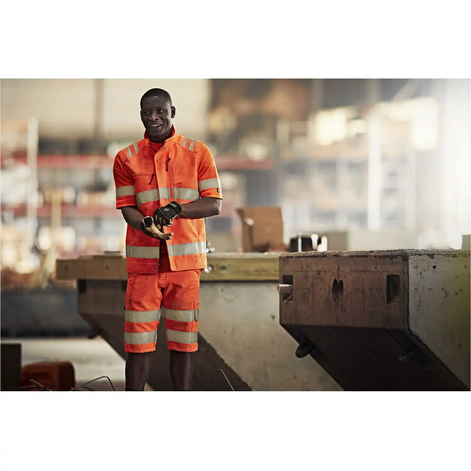 Warnschutzweste "5067 GPLU" Green Trofta in gelb, M - Thumbnail 3