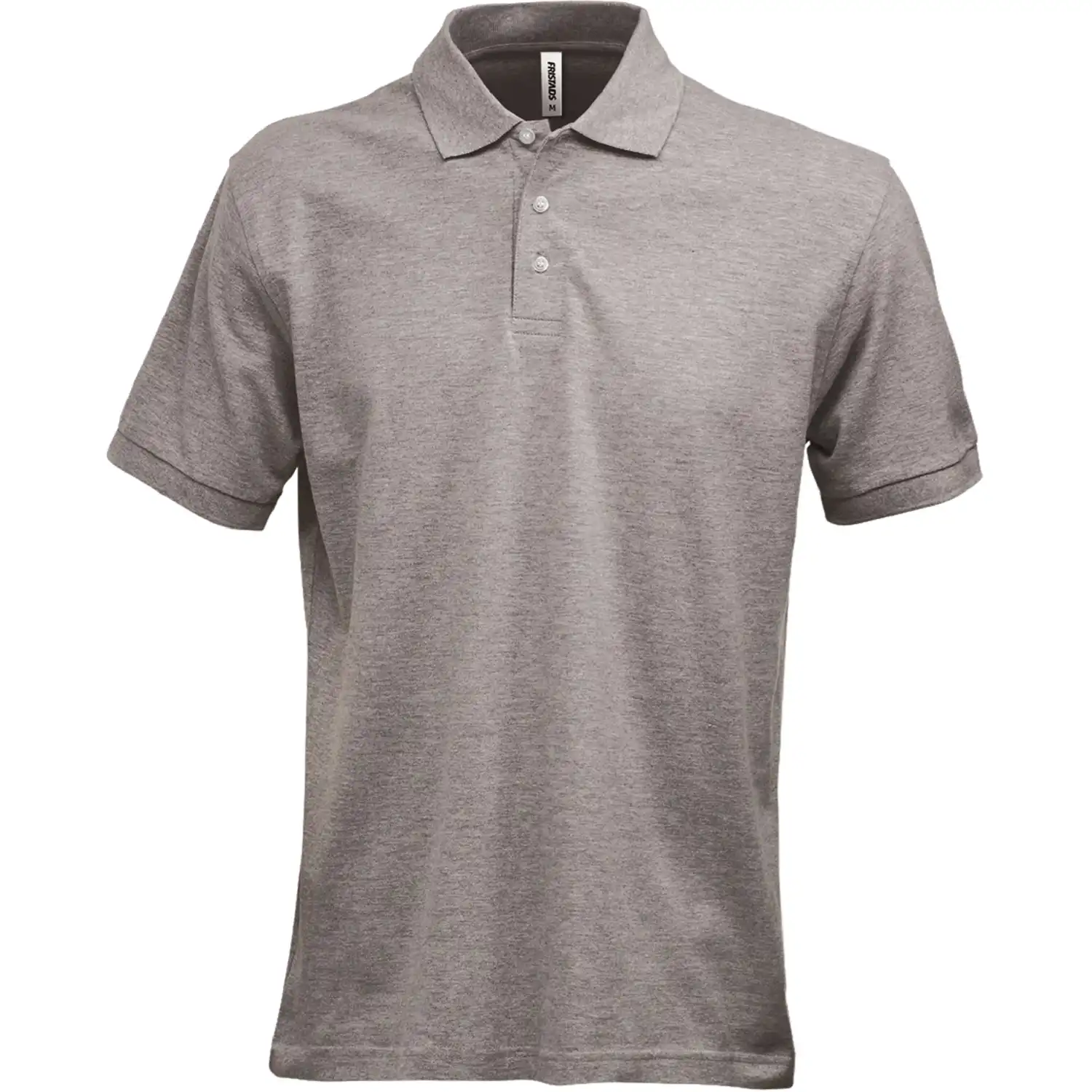 Polo-Shirt "1724 PIQ" in grau-melange, XXL - Bild 1