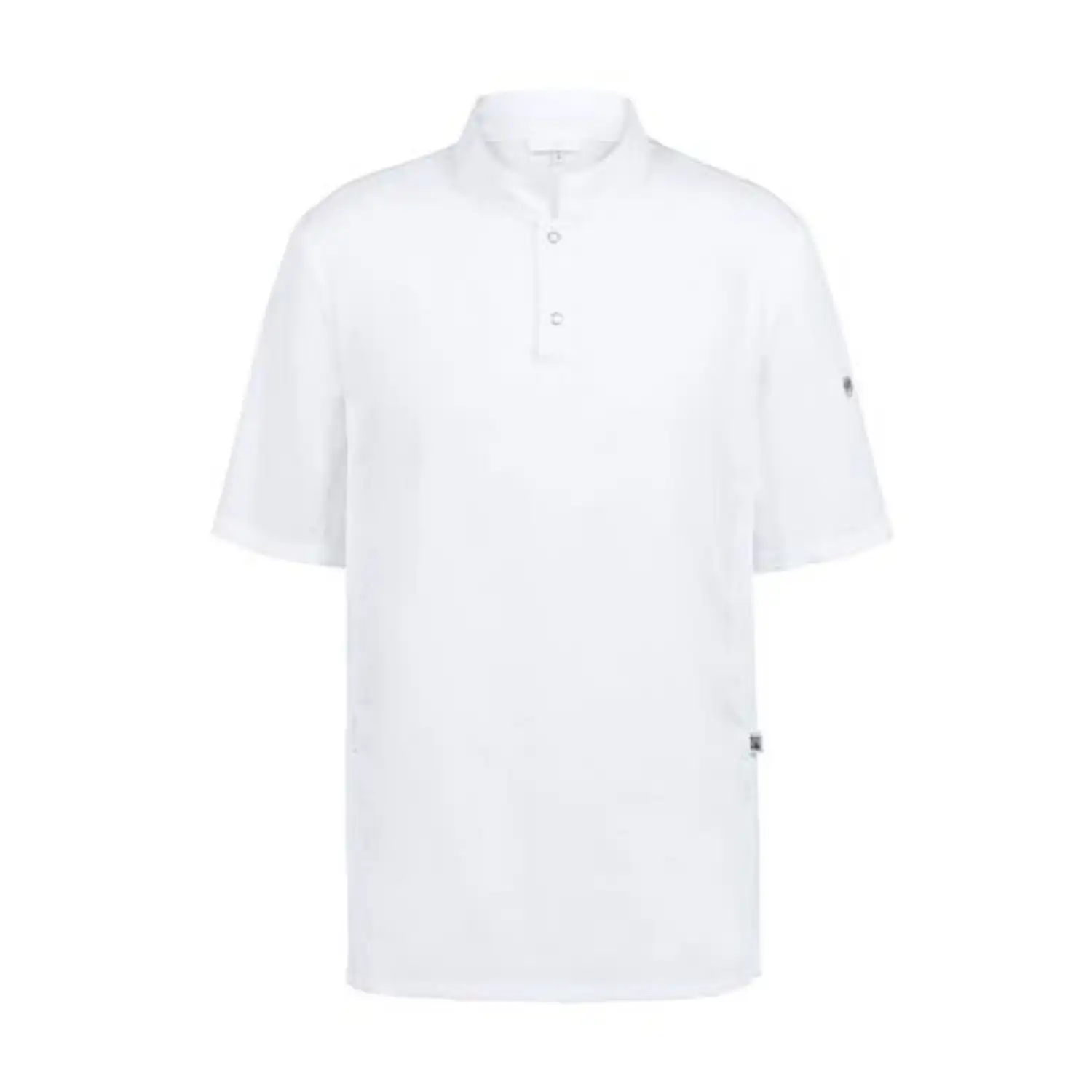Herren Kochshirt "55074" in L, Weiß - Thumbnail 1