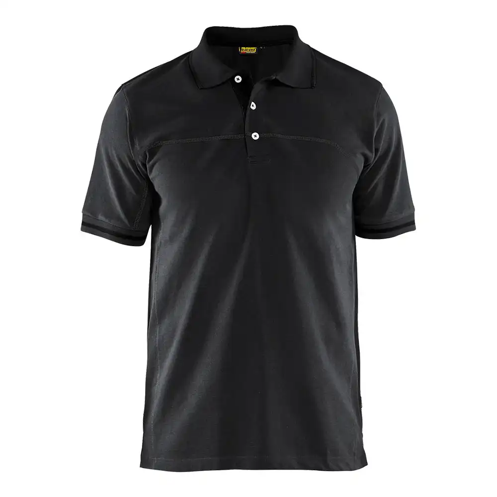 Polo-Shirt "3389" in schwarz/dunkelgrau, 3XL - Thumbnail 1