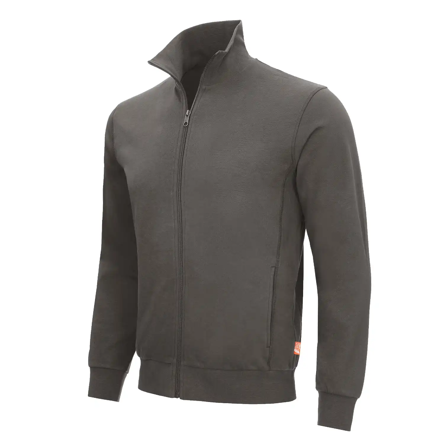 Sweatjacke "MOTION TEX LIGHT" in grau, L - Thumbnail 1