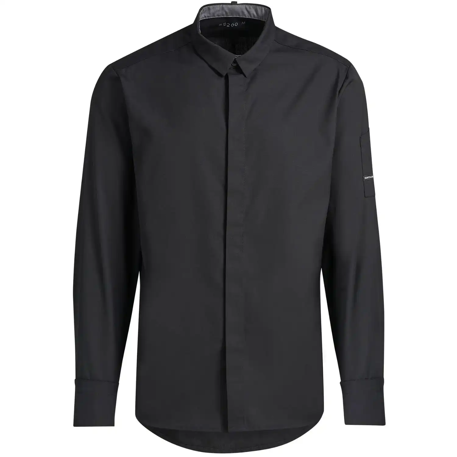 Kochhemd "25200" schwarz in 3XL - Thumbnail 1