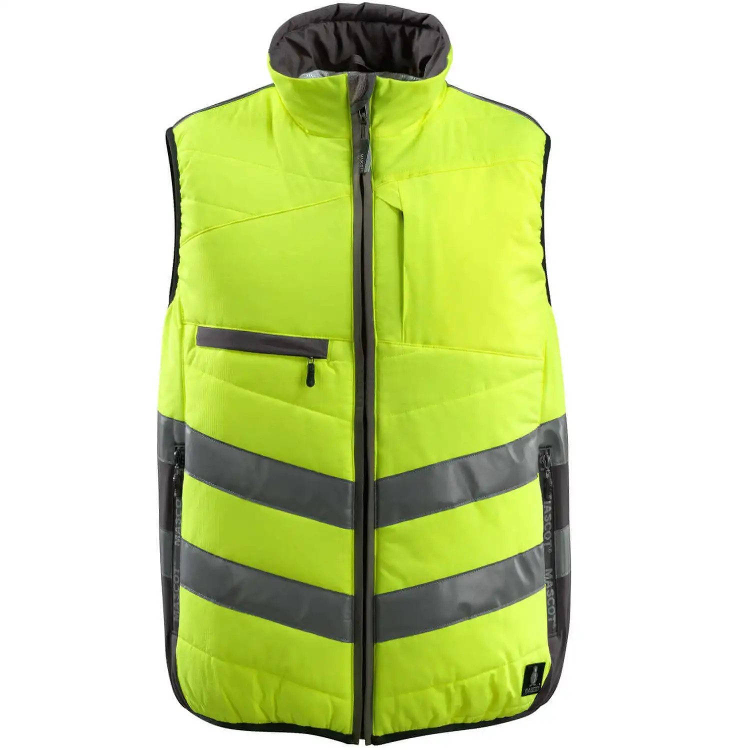 Warnschutz Thermoweste "GRIMSBY" Safe Supreme in warngelb/anthrazit, XXL - Thumbnail 1