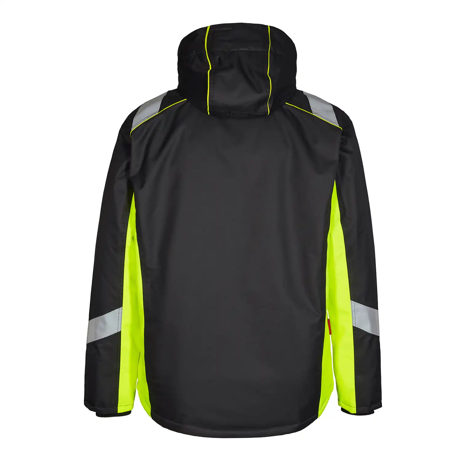 Winterjacke "1871-354" Cargo in schwarz/gelb, S - Thumbnail 2