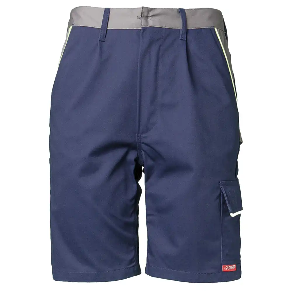 Arbeitsshorts "VISLINE" in marine/gelb/zink, 4XL - Bild 1