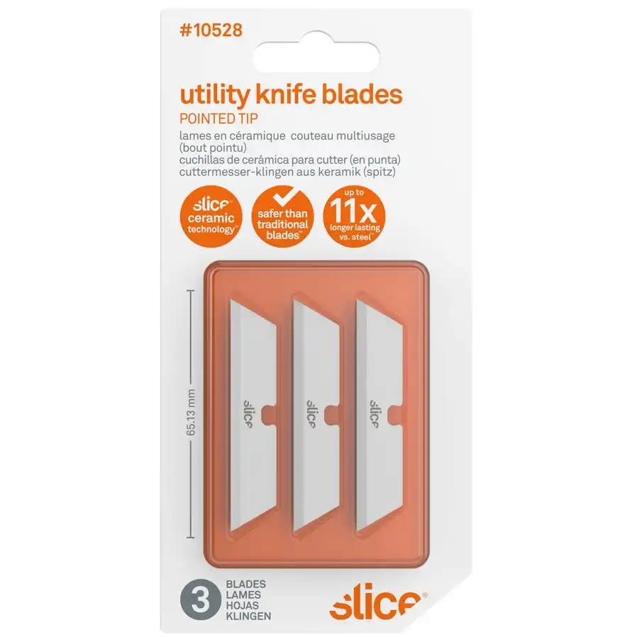 Klingen spitz Cuttermesser 10528 SLICE | 3 Stk - Thumbnail 2