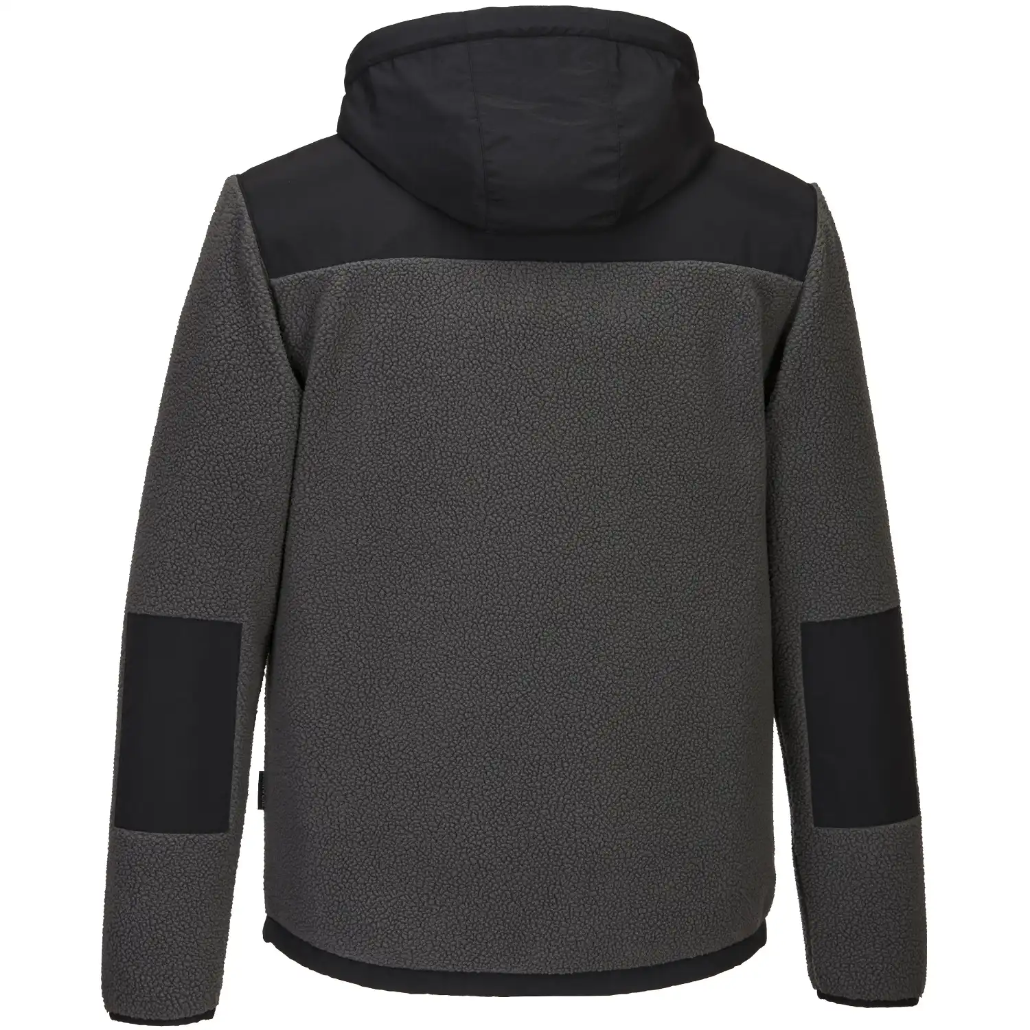 Faserpelzjacke "KX371" KX3 in schwarz/grau, XL - Thumbnail 2