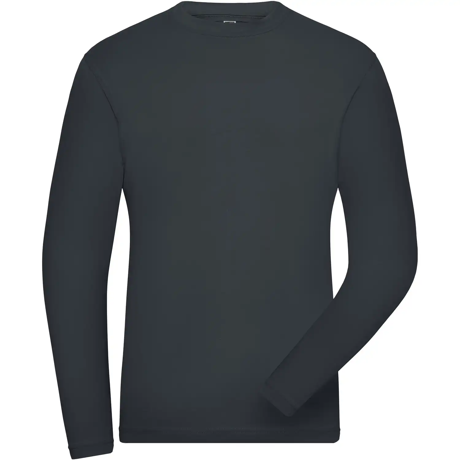 Bio Stretch Langarmshirt "JN1804" UV-Schutz in carbon, XL - Bild 1