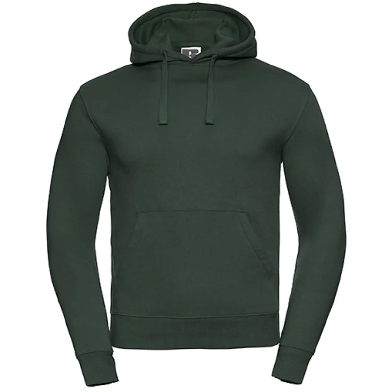 Kapuzen-Sweatshirt "Authentic" in bottle green, L - Bild 1
