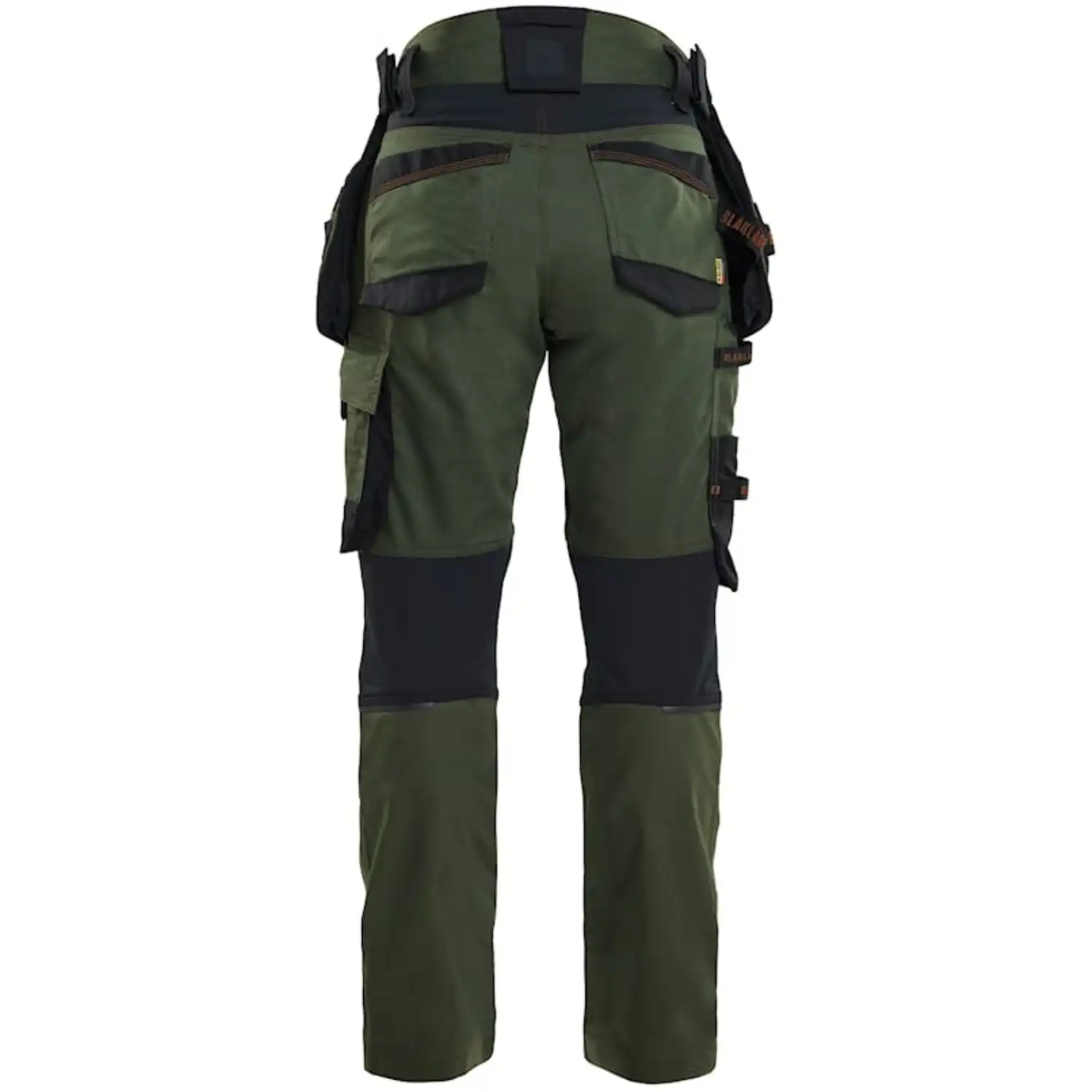 Damen Arbeitshose Stretch 7170 in C46, waldgrün/rost - Thumbnail 2