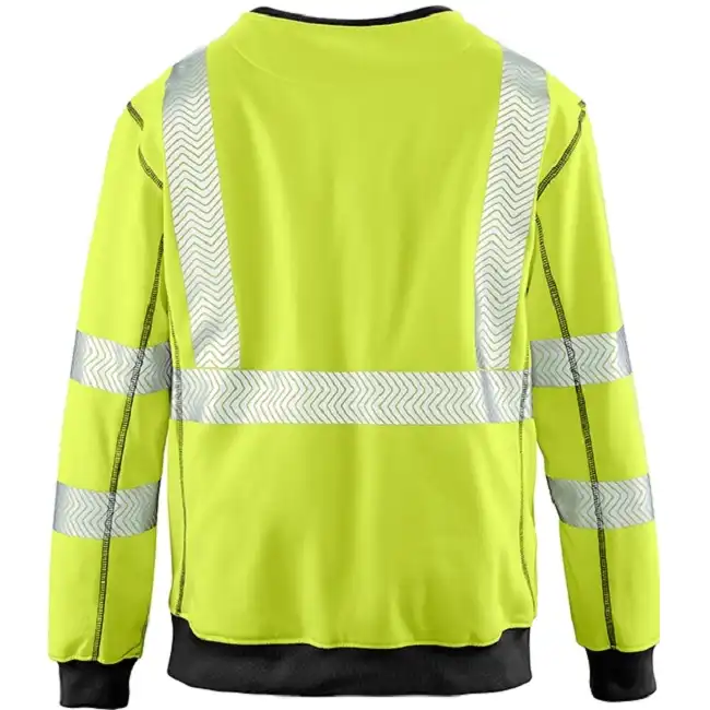 Warnschutz Sweatshirt "COLUMBUS" in gelb, L - Thumbnail 2