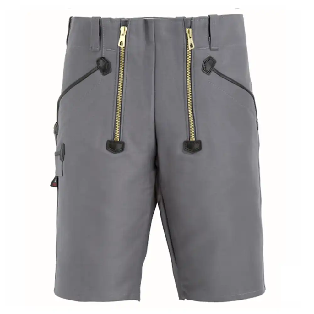 Zunft Bermuda Zwirn Doppel Pilot "JOCHEN" in grau, 42 - Thumbnail 1