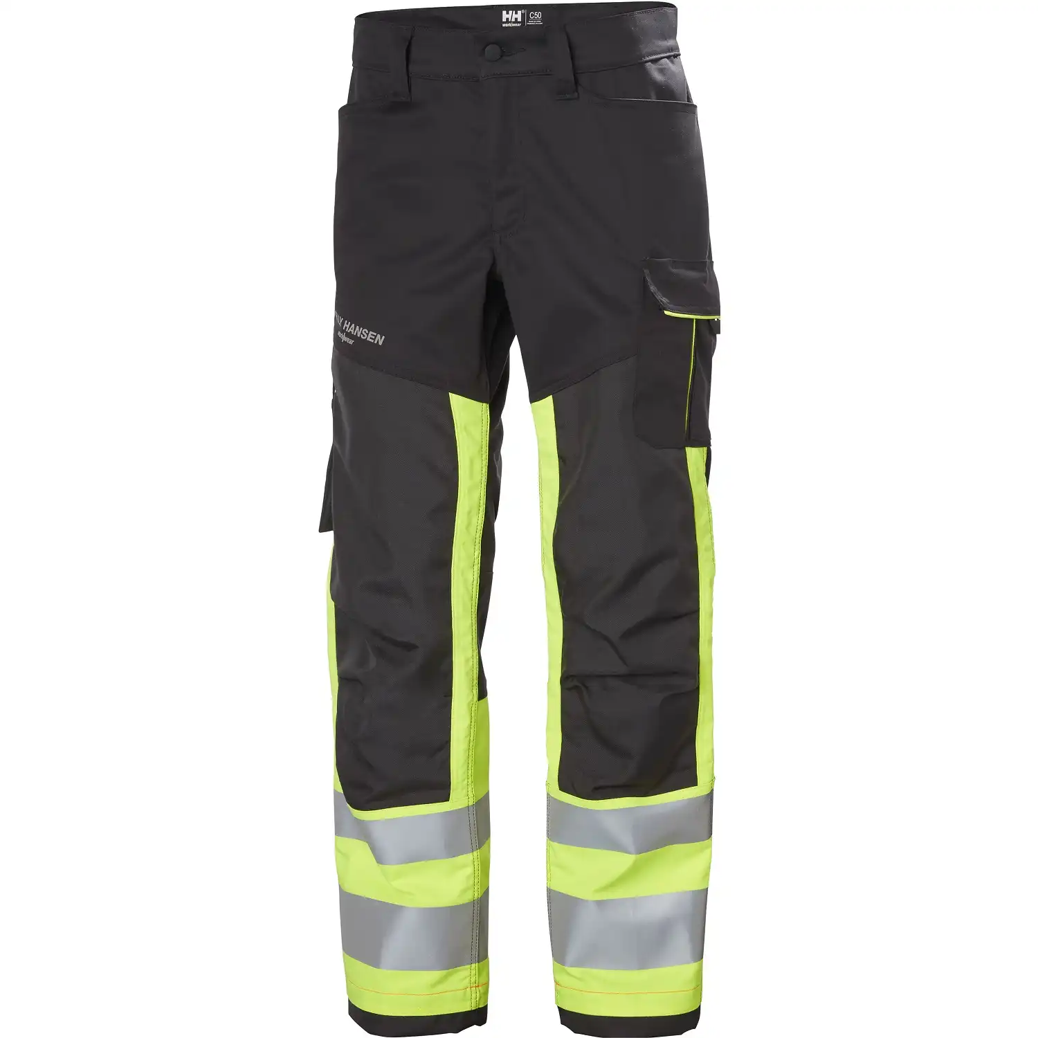 Warnschutz Bundhose Kl. 1 "ALNA 2.0" in gelb/schwarz, D108 - Thumbnail 1
