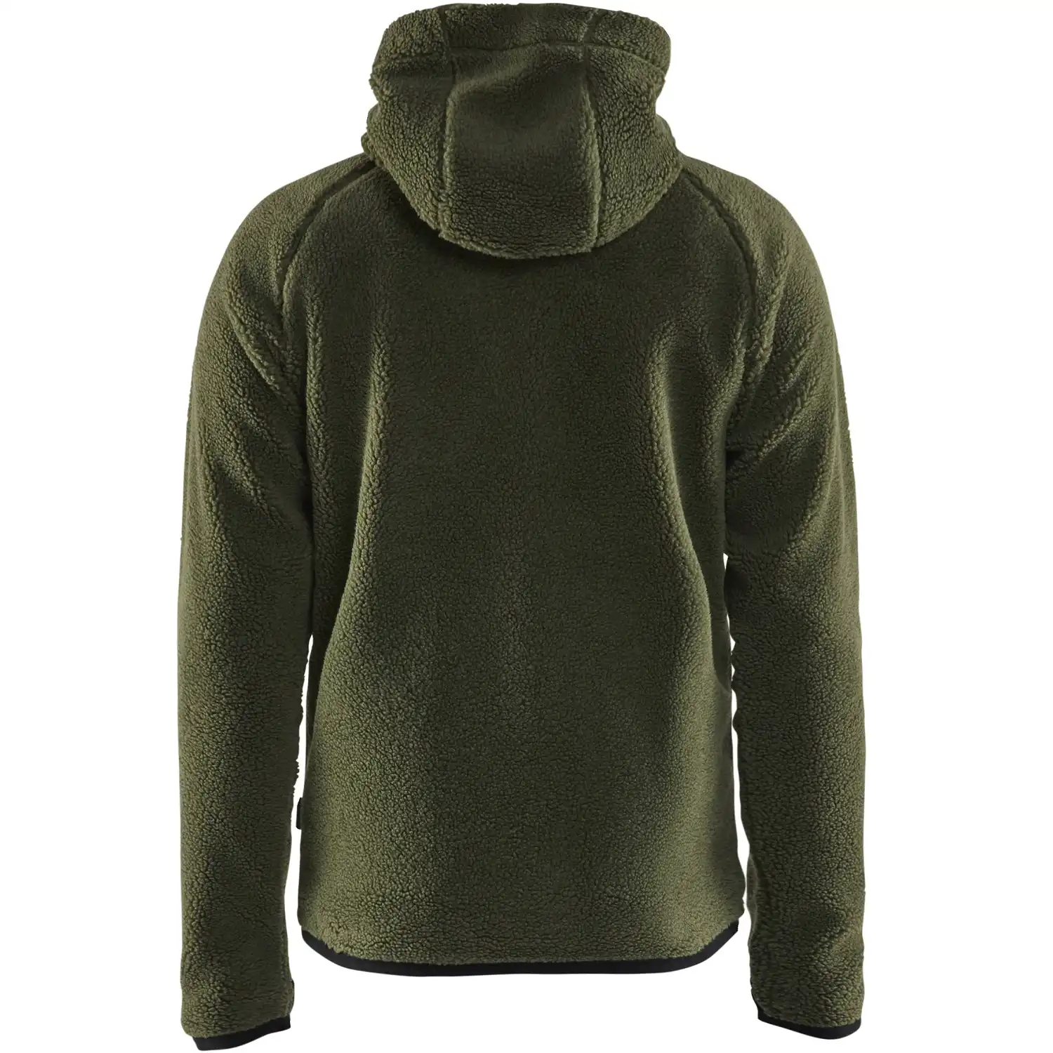 Faserpelz-Kapuzenjacke "4725" in herbstgrün, XS - Thumbnail 2